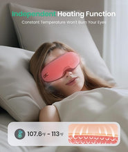 Load image into Gallery viewer, Eye Massager - Christmas Birthday Gifts for Women Men, Heated Eye Massager for Migraines, Relaxation Gifts for Women, Gifts for Mom, Reduce Eye Strain Dry Eye Migraine Relief(Pink)
