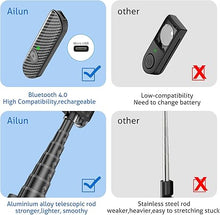 Load image into Gallery viewer, Ailun Selfie Stick Tripod,Extendable Aluminum,3 in 1,Bluetooth Wireless Remote and 360 Rotation Stand for iPhone 15/14/13/12/11/11 Pro/XS Max/XS/XR/X/8/7 and More Smartphones
