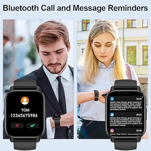 Load image into Gallery viewer, Smart Watch for Men Women with Bluetooth Call/Message Reminder, Fitness Watch 1.85&quot; HD Big Touch Screen, Heart Rate/Sleep/Spo2/Calories/Steps Monitor, 112+ Sport Mode, Activity Tracker for Android/iOS
