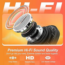 Load image into Gallery viewer, TTQ Open Ear Headphones, Open Ear True Wireless Earbuds Bluetooth 5.3, Wireless Sports Earbuds with Earhooks, 60H Playtime, Charging Case &amp; LED Display, Waterproof Earbuds for Running Workout
