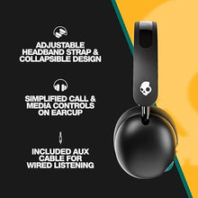 Load image into Gallery viewer, Skullcandy Grom Over-Ear Wireless Headphones for Kids, 45 Hr Battery, Volume-Limiting, Works with iPhone Android and Bluetooth Devices - Black

