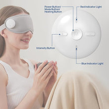 Load image into Gallery viewer, Heated Eye Massager?Cordless Eye Mask for Dry Eyes, Eye Stye Relax Eye Strain, Warm Eye Massager for Airplane Sleeping for Women, Eye mask Massager
