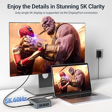 Load image into Gallery viewer, USB 3.0 Docking Station, JESWO 16-in-1 USB Docking Station Dual Monitor with 30W Power Adapter (Dual Video HDMI and Dual DisplayPort, Gigabit Ethernet, Audio, and More USB Ports)
