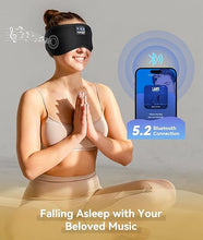 Load image into Gallery viewer, TOPOINT Sleep Mask with Headphones Bluetooth 5.2 Wireless, Sleep Headphone with Microphone Built-in HD Speakers Music, Eye Mask for Sleeping Travel Meditation for Men Women Girl Cool Gadgets
