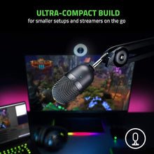 Load image into Gallery viewer, Razer Seiren Mini USB Condenser Microphone: for Streaming and Gaming on PC - Professional Recording Quality - Precise Supercardioid Pickup Pattern - Tilting Stand - Shock Resistant - Classic Black
