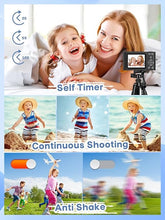 Load image into Gallery viewer, Digital Camera,FHD 1080P Camera with 64GB Card,44MP Digital Point and Shoot Kids Camera with Anti Shake 16X Zoom?Portable Small Camera Gift for Kid Girl Boy Teen (Black)
