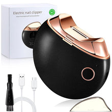Load image into Gallery viewer, Minatee Automatic Nail Clipper, Electric Nail Clippers Safety Fingernail Cutter Nail Trimmer Nail Scissors Gift for Caregivers, Elderly, Adults, Children, Care Communities(Black)
