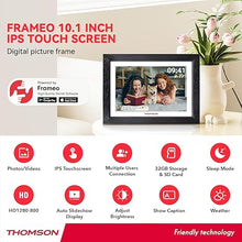 Load image into Gallery viewer, Frameo Digital Picture Frame, Digital Photo Frame WiFi with 32 GB, HD IPS Touch Screen, Auto-Rotate, Slideshow, Share Photos/Videos from Phone by Frameo App (10.1 Inch Black)
