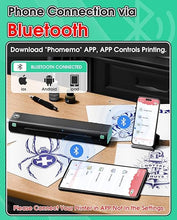 Load image into Gallery viewer, Phomemo M08F Wireless Tattoo Transfer Stencil Printer, Thermal Tattoo Machine with 10pcs Free Transfer Paper, Tattoo Printer Kit for Tattoo Artists &amp; Beginners, Compatible with Smartphone &amp; Pc
