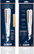 Load image into Gallery viewer, Conair Double Ceramic Flat Iron, 1 1/4-inch Hair Straightener
