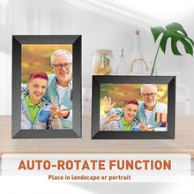 Load image into Gallery viewer, Digital Picture Frame,10.1 Inch WiFi Digital Photo Frame, HD Touch Screen, IPS Display, Auto-Rotate,Easy Setup, Share Photos or Videos from Anywhere via App
