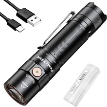 Load image into Gallery viewer, Fenix E35R EDC Flashlight, 3100 Lumens USB-C Rechargeable High Lumen Performance Flashlight with LumenTac Organizer
