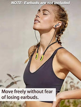 Load image into Gallery viewer, for Galaxy Buds 3 &amp; Galaxy Buds 3 Pro Strap Neckband, Anti-Lost Earbuds Accessories, Support Volume Control, Ergonomic Design, Comfortable Fit, Black Band/Yellow Tip
