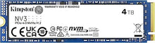 Load image into Gallery viewer, Kingston NV3 4TB M.2 2280 NVMe SSD | PCIe 4.0 Gen 4x4 | Up to 6000 MB/s | SNV3S/4000G
