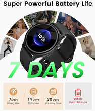 Load image into Gallery viewer, 2024 Smart Watches for Women Men [24/7 Fitness Tracker/400 Watch Face/Call] Android Phones iPhone Compatible, 1.27&quot; Fitness Watches for Women Fitness Tracker, Activity Trackers and Smart Watches
