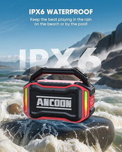 Load image into Gallery viewer, Speakers Bluetooth Wireless: 80W(Peak) Loud Speaker with Bass, 20H Playtime, IPX6 Waterproof, Large Jobsite Speakers for Work, Outdoor, Workshop, Garage, Portable Speaker with TWS (Red)
