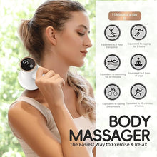 Load image into Gallery viewer, Cordless Cellulite Massager, Handheld &amp; Mini Lymphatic Drainage Massager, Massage Stomach Belly Arms Legs, Body Sculpting Machine for Women Female at Home -1.1lb Weight
