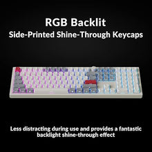 Load image into Gallery viewer, Keychron Q6 Max QMK/LAUNCHER Wireless Bluetooth/2.4 GHz/USB-C Wired Custom Mechanical Keyboard, Full Size Programmable Knob RGB Backlit Hot-Swappable Gateron Brown Switch for Mac Windows Linux - White
