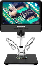 Load image into Gallery viewer, Andonstar AD208 Coin Microscope with 8.5 Inch Screen 260X LCD Lab Handheld USB Digital Microscopes for PCB Repair Soldering Coin Inspection
