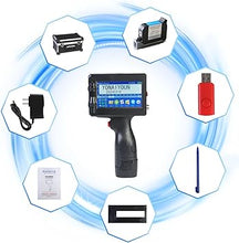 Load image into Gallery viewer, Handheld Inkjet Printer Gun with Quick-Drying Ink Cartridge &amp; 4.5 Inch Touch Screen - Supports 28 Languages &amp; QR Code Barcode - Ideal for Printing Production Dates, Times, Logos &amp; Batches
