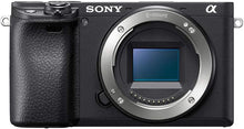 Load image into Gallery viewer, Sony Alpha a6400 Mirrorless Camera: Compact APS-C Interchangeable Lens Digital Camera with Real-Time Eye Auto Focus, 4K Video &amp; Flip Up Touchscreen - E Mount Compatible Cameras - ILCE-6400/B Body
