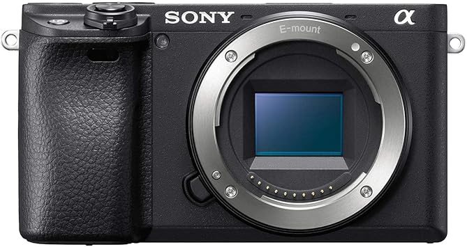 Sony Alpha a6400 Mirrorless Camera: Compact APS-C Interchangeable Lens Digital Camera with Real-Time Eye Auto Focus, 4K Video & Flip Up Touchscreen - E Mount Compatible Cameras - ILCE-6400/B Body