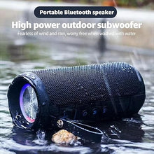 Load image into Gallery viewer, ZZA Bluetooth Speaker with HD Sound, Portable Wireless, IPX5 Waterproof, Up to 24H Playtime, TWS Pairing, BT5.3, for Home/Party/Outdoor/Beach, Electronic Gadgets, Birthday Gift
