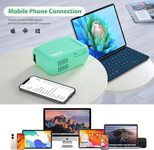 Load image into Gallery viewer, Mini Projector WIFI Portable Projector Upgrade 1080P Supported, Phone Can Connect to Movie Projector Wirelessly
