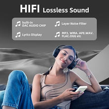 Load image into Gallery viewer, Mp3 Player with Bluetooth Music Players,Portable Walkman Mp3/Mp4 Players with Video,Voice Record,Fm Radio,E-Book,Photo Viewer,Alarm Clock,1.8&quot; HD Screen MP3 Player with SD Card Slot (White 32GB)
