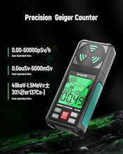 Load image into Gallery viewer, ERICKHILL Geiger Counter, Electromagnetic Nuclear Radiation Detector, Portable Beta Gamma X-ray Radiation Dosimeter with LCD Display for Home, Radioactive Mineral Mining, EGF02
