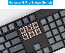 Load image into Gallery viewer, Keychron K10 Wireless Mechanical Gaming Keyboard, 104 Keys Full Size Gateron G Pro Brown Switch, White LED Backlight Rechargeable USB-C Wired Bluetooth Professional Office Keyboard for Mac/Windows
