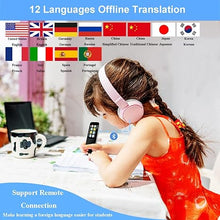 Load image into Gallery viewer, Reading Pen for Dyslexia, 134 Language Translator Pen Book Reader Pen Text to Speech Pen, Language Translator Device Multipurpose Translation Scanner Pen for Students Adults Learning Business, Black
