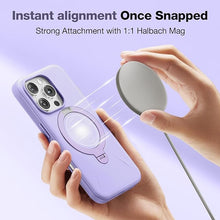 Load image into Gallery viewer, TORRAS 360° Spin Mag Stand for iPhone 16 Pro Max Case, Fit for Magsafe, Mil-STD Protective Hard PC Scratch-Resistant Ostand Case for iPhone 16 Pro Max Phone Case Violet Purple, 6.9 inch
