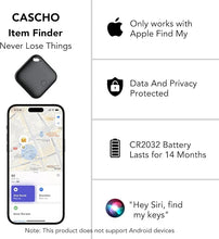 Load image into Gallery viewer, Air Tracker, Bluetooth Tracker Tag-2 Pack, Compatible with Apple Find My (iOS Only), Key, Luggage, Suitcase and Pet Item Finder, 90dB Beeping, IP67 Waterproof, Replaceable Battery, Worldwide Tracking
