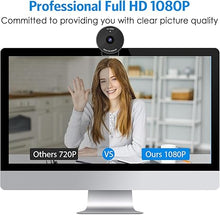 Load image into Gallery viewer, EMEET 1080P Webcam - USB Webcam with Microphone &amp; Physical Privacy Cover, Noise-Canceling Mic, Auto Light Correction, C950 Ultra Compact FHD Web Cam w/ 70°View for Meeting/Online Classes/Zoom/YouTube
