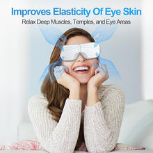 Load image into Gallery viewer, mivo Eye Massager with Heat, Gifts for Mom/Dad, Face Massager, Heated Eye Mask with Bluetooth Music, Eye Care Device, Smart Eye Mask for Relax Eye, Reduce Eye Strain, Gray
