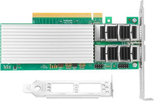 Load image into Gallery viewer, PCIe Ethernet Network Card for Intel E810-CQDA2 E810-CAM2 Chipset PCIe 4.0 x16 100Gb Dual Port QSFP28 LAN Card Support Windows Server/Windows/Linux/VMware/ESX
