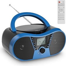 Load image into Gallery viewer, Gueray CD Player Boombox with Bluetooth,Portable Stereo Sound CD Music Boombox Player Speaker with FM Radio USB MP3 Playback AUX Input Headphone Jack LCD Display,Gifts for Grandpa,Grandma,Dad,Kids
