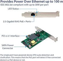 Load image into Gallery viewer, IO Crest 2.5 Gigabit POE+ PCI-e x1 Ethernet Network Card
