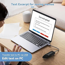 Load image into Gallery viewer, X5 Pro Translation Pen Scanner, Reader Pen Text to Speech Device for Dyslexia 112 Language Translator Device Support Text Extract, Intelligent Recording Scanner Pen with 3.5 Inch Touch Screen
