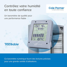 Load image into Gallery viewer, Traceable Calibrated Digital Barometer, 7.25 - 14.94 PSI, 0.1 Hg Resolution, Accuracy of 0.12" Hg
