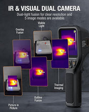 Load image into Gallery viewer, Teslong Thermal Camera, Thermal Imaging Camera with Dual-Light Fusion 3.2&quot; LCD Screen 25Hz Refresh Rate, Handheld Infrared Thermal Imager with PC Analysis and Video Recording Supported, 256 x 192
