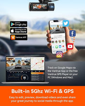 Load image into Gallery viewer, Vantrue N4 Pro 3 Channel 4K WiFi Dash Cam, STARVIS 2 IMX678 x PlatePix™ x HDR Night Vision, 4K+1080P+1080P Front Inside and Rear Car Camera, Voice Control, GPS, 24H Parking Mode, Support 512GB Max
