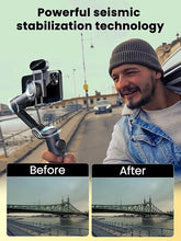 Load image into Gallery viewer, XE AI Version,Gimbal Stabilizer for Smartphone,NO APP AI Tracking, Gesture Control, Inception Gimbal with TikTok YouTube,3-Axis Foldable Gimbal stabilizer for iPhone&amp; Android
