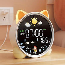 Load image into Gallery viewer, winshine Kids Alarm Clock OK to Wake Alarm Clocks for Kids Toddlers Night Light Clock for Bedrooms with Children&#39;s Sleep Trainer Cute Clock Birthday Gift for Teen Boys Girls (Cat)…
