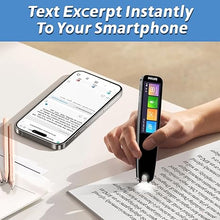 Load image into Gallery viewer, Translation Pen, Translator Pen Text to Speech Device, Reading Pen for Dyslexia, Scan Reader Pen OCR Digital Pen Reader, Wireless Translation Pen Scanner for Students Traveler Adults Business
