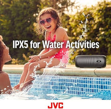 Load image into Gallery viewer, JVC Illuminated Portable Wireless Speaker with 30W max outputs, Dynamic Sound, Bluetooth 5.0, TWS Capability, USB-C, AUX in, up to 6-Hour Battery Life - SPPA7BTB (Black)
