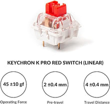 Load image into Gallery viewer, Keychron V6 Wired Custom Mechanical Keyboard Knob Version, Full-Size QMK/VIA Programmable Macro with Hot-swappable Keychron K Pro Red Switch Compatible with Mac Windows Linux Black (Non-Transparent)
