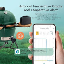 Load image into Gallery viewer, Wi-Fi &amp; Bluetooth BBQ Smoker Temperature Controller with Automatic Smoker Fan, INKBIRD ISC-027BW Grill Thermometer with 4 Probes for Big Green Egg, Kamado Joe, Primo, Vision Grill, Akorn Kamado
