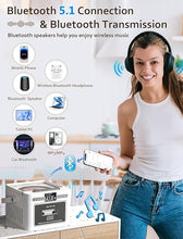 Load image into Gallery viewer, Boombox CD Player,CD Cassette Player Combo with Bluetooth,5w HiFi Speakers,Built-in 5000 Rechargeable Battery,FM Radio,Tape Recording,Remote Control,USB/AUX/Micro SD/3.5mm Headphone for Home
